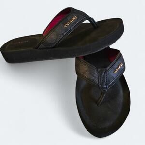 Coach Judy Flip Flops Womens Size 7